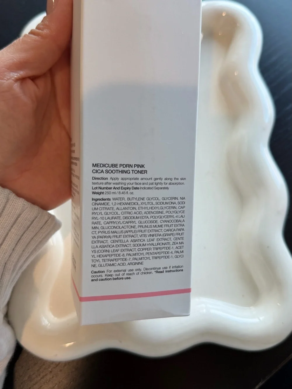 NIB medicube PDRN Pink Cica Peptide Toner 250ml Full Size